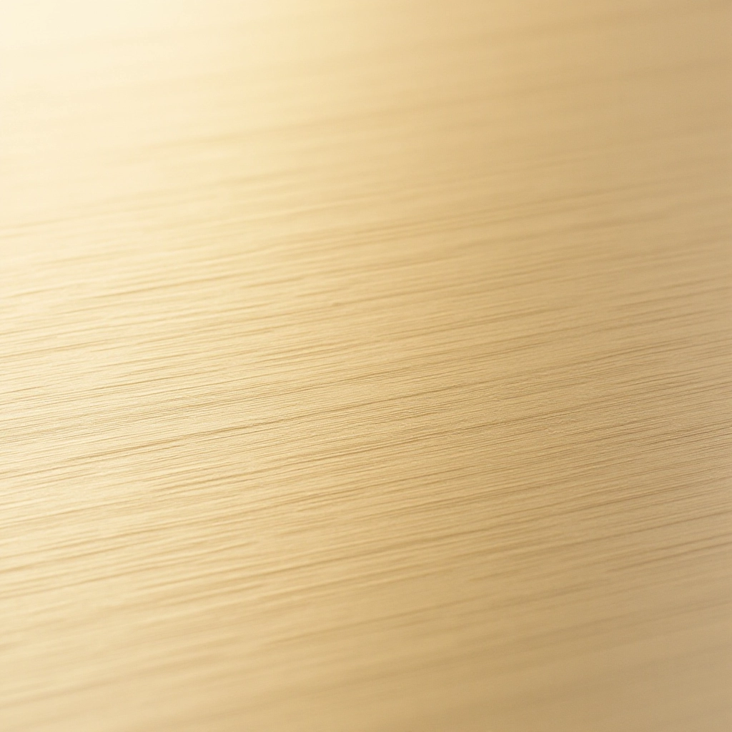 Close-up detail of brushed brass frame texture, warm metallic surface with subtle brushed finish, sharp macro focus on frame material and edge detail